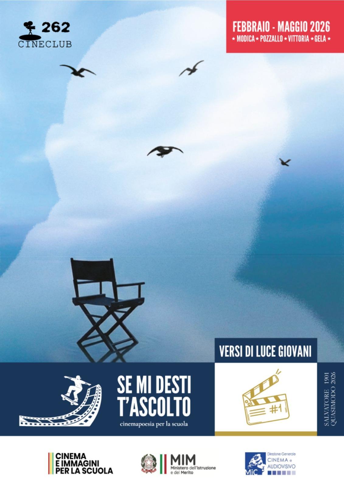 Cinema e poesia a scuola: gran finale per "Versi di Luce Giovani". Studenti protagonisti tra Modica, Pozzallo, Vittoria e Gela